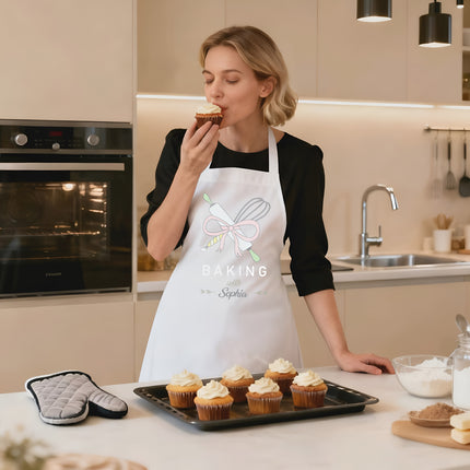 Adjustable Unisex Custom Baker Apron with 2 Pockets