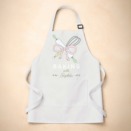 Adjustable Unisex Custom Baker Apron with 2 Pockets