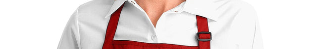 Personalized Unisex Red Baking Apron