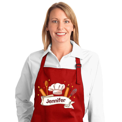 Personalized Unisex Navy Baking Apron