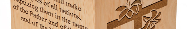 Personalized Baby Baptism Wood Block