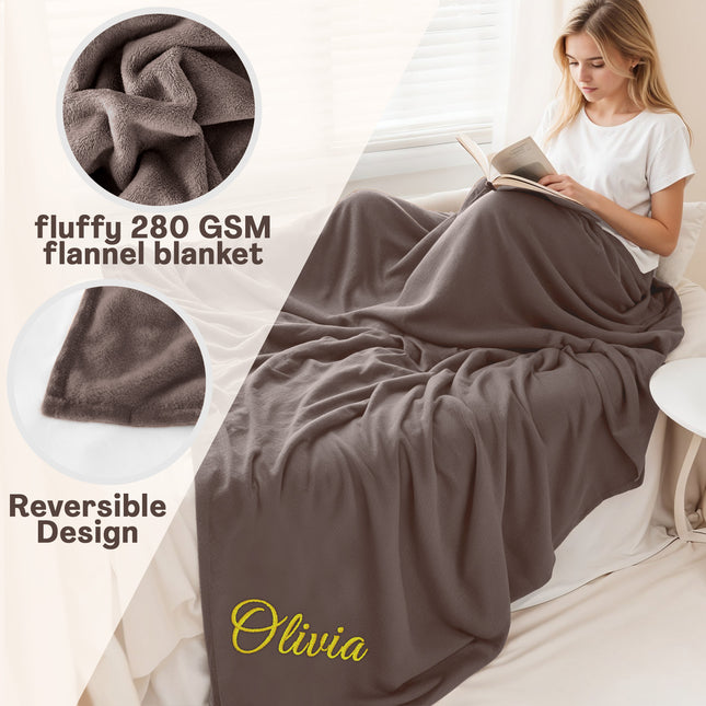 personalized blankets for adults 60 x 80 inch fleece heated throw customize blanket with name