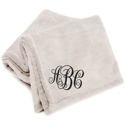 Personalized Fleece Throw Blanket Customize with Name - 60 X 80 Inch