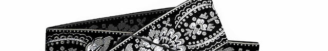 Custom Black Silver Woven Vintage Design Guitar Strap W/FREE BONUS- 2 Picks + Strap Locks + Strap Button