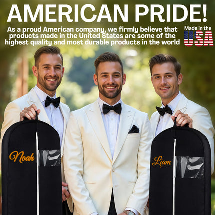 Personalized Garment bag for Groom Tuxedo