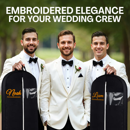 Personalized Garment bag for Groom Tuxedo