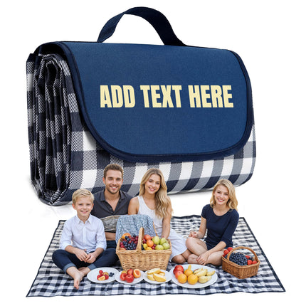 Bulk Personalized Picnic Blankets - 10 Pack