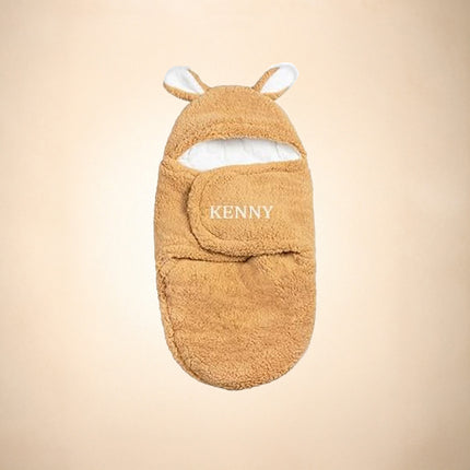 Personalized Bunny Baby Swaddle Blanket