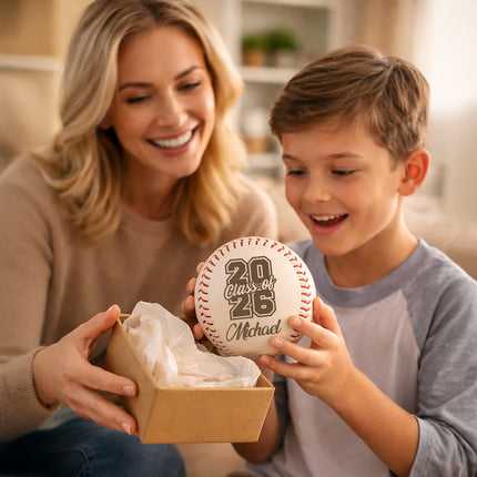 Personalized Baseball Ball with Custom Name - Graduation