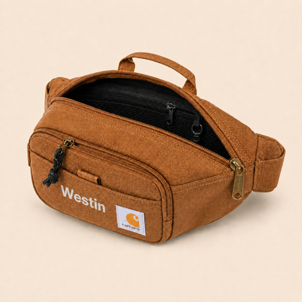 Personalized Carhartt Classic Adjustable Sling Bag Water Resistant 600D Crossbody Waist Pack