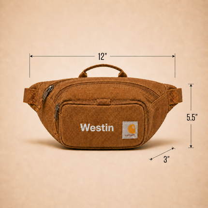 Personalized Carhartt Classic Adjustable Sling Bag Water Resistant 600D Crossbody Waist Pack