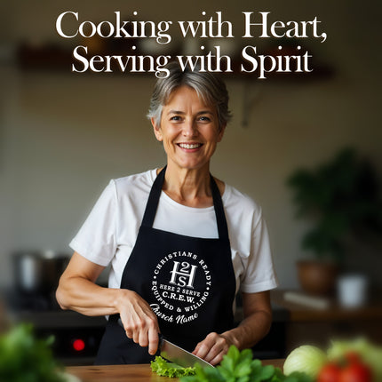 Custom Christian Aprons for Women & Men