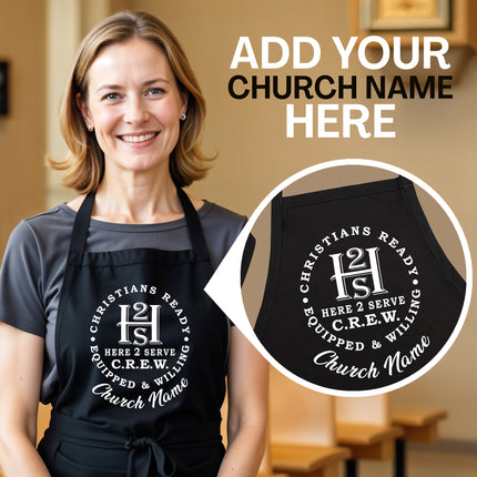 Custom Christian Aprons for Women & Men