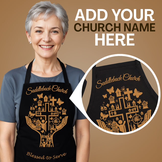 Custom Christian Aprons - Blessed To Serve