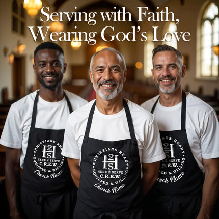 Custom Christian Aprons for Women & Men