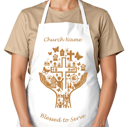 Custom Christian Aprons - Blessed To Serve