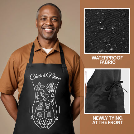 Custom Christian Aprons - Serve Hand