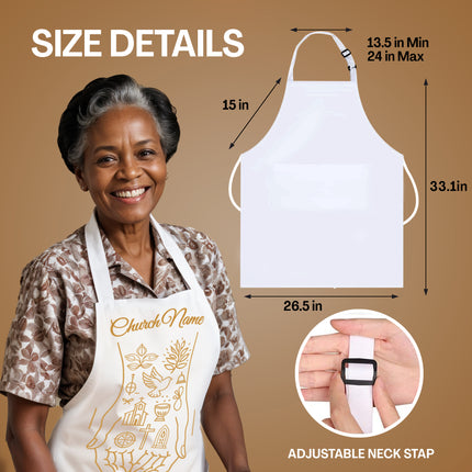 Custom Christian Aprons - Serve Hand