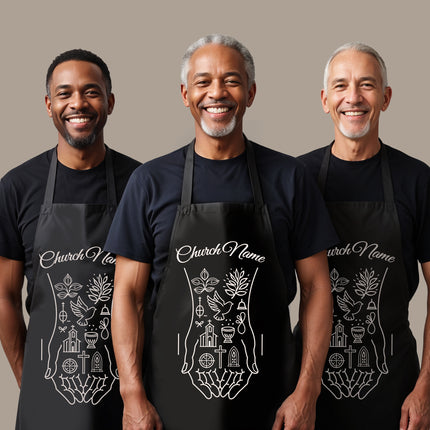 Custom Christian Aprons - Serve Hand