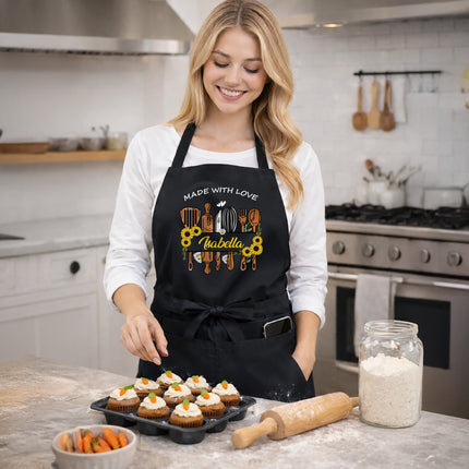 Personalized Kitchen Gifts for Mother, Women, Wife - Made with Love