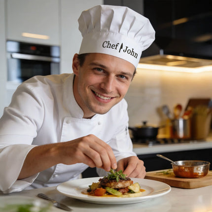 Customized Chef Hat with Custom Name