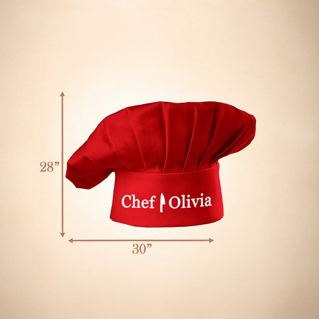 Customized Chef Hat with Custom Name