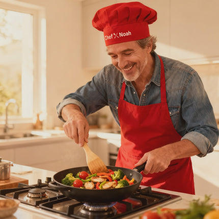 Personalized Grill Chef Hat – Custom Name