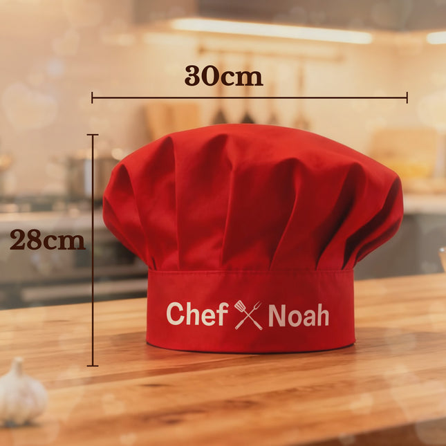 Personalized Grill Chef Hat Custom Name