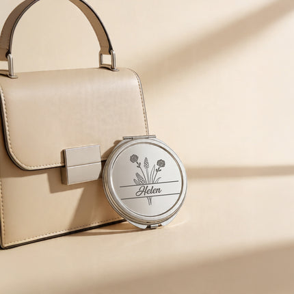 Personalized Engraved Compact Mirror