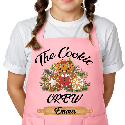 Custom Kids Christmas Apron for Kitchen with Name