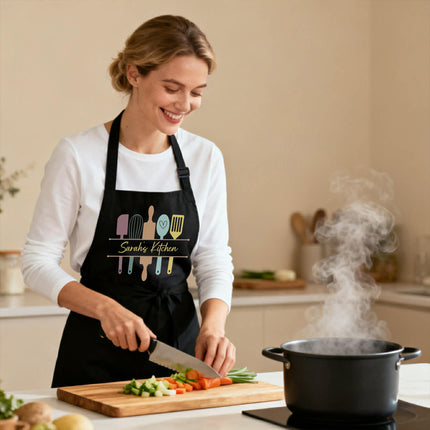 Personalized Chef Apron Kitchen Design for Men & Women