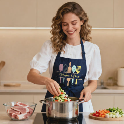 Personalized Chef Apron Kitchen Design for Men & Women