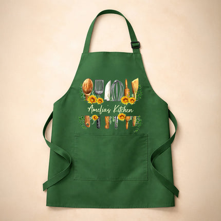 Custom Apron with Name - Mother's Day Gift for Baker
