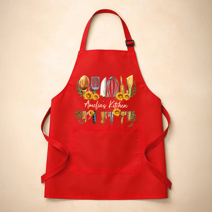 Custom Apron with Name - Mother's Day Gift for Baker