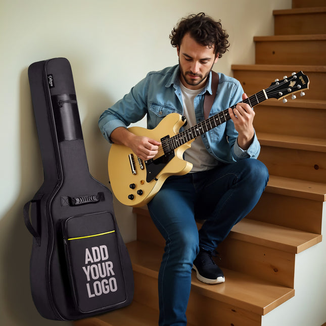 Personalized Guitar Gig Bag with Custom Name or Logo