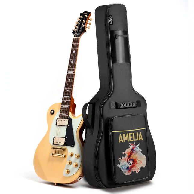 Personalized Guitar Gig Bag with Custom Name or Logo