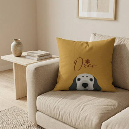 Customized Dog Pillow with Custom Name - 18'' x 18''