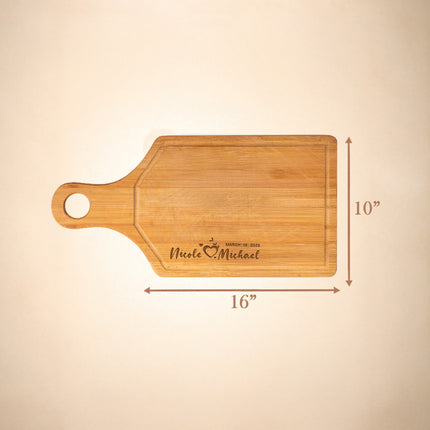 Personalized Cutting Board Laser Engraved