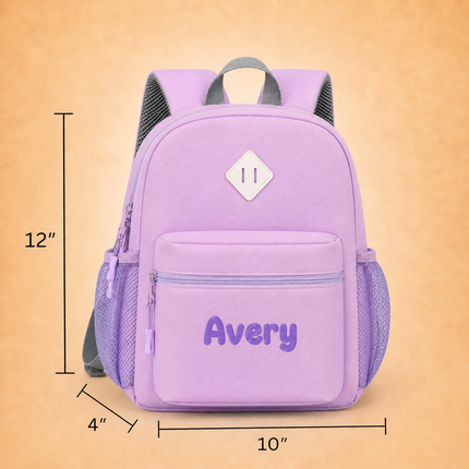 Personalized Toddler Backpack for Boys 2-4 – Custom Name Preschool & Kindergarten Mini Backpack