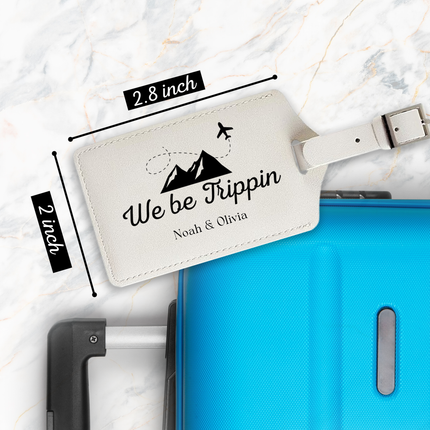 Personalized Luggage Tag for Suitcases Leather Bag Tags