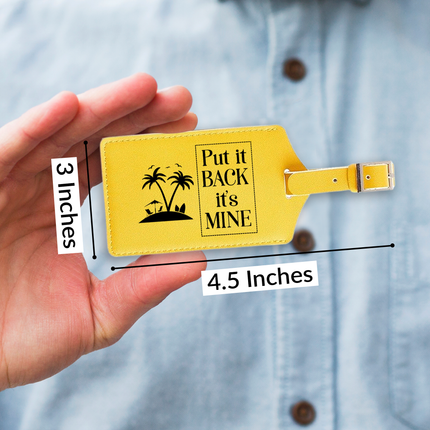 Custom Luggage Tags for Suitcases Bag Tags with Name