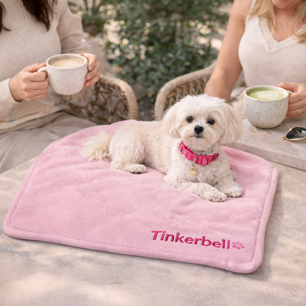 Embroidered Dog Blanket with Name