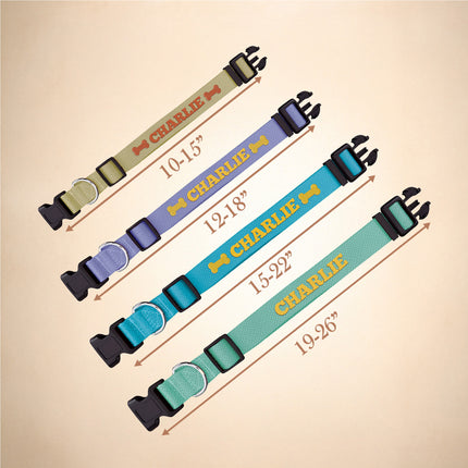 Dog Collars with Name and Phone Number Adjustable
