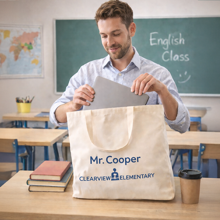 Personalized Cotton Drawstring Bag