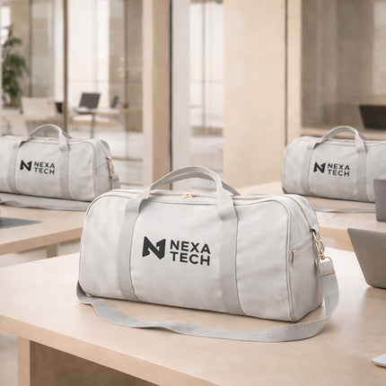 Embroidered Travel Duffle Bag with Name