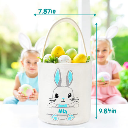 Personalized Easter Basket with Name for Girls & Boys