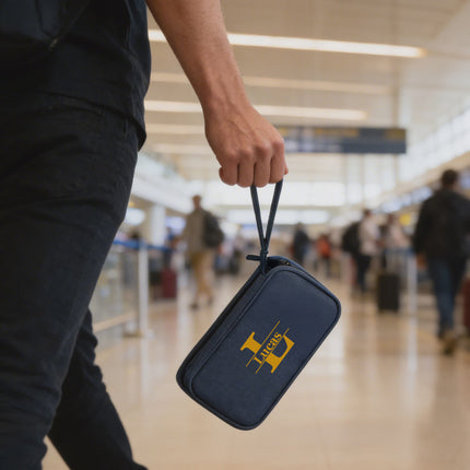 Custom Name Electronics Travel Organizer – Cable & Gadget Case