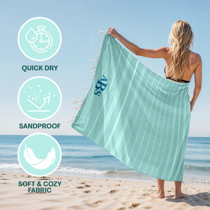Personalized Beach Towels with Custom Name
