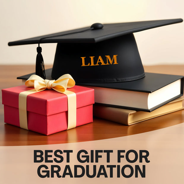 Personalized Graduation Cap with Embroidered Name