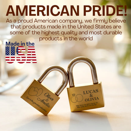 personalized engraved name brass padlock custom love locks with names and dates for couples romantic keepsake gift for anniversaries weddings or travel 40mm solid brass lock with keys
